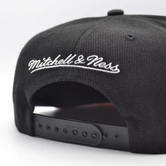 Mitchell And Ness Brooklyn Nets ALL LOVE Black White Pink Patch Snapback Cap Hat