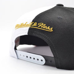 Mitchell And Ness Brooklyn Nets DIAMOND CUT Black Gray Gold White Patch Snapback
