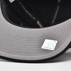 Mitchell And Ness Brooklyn Nets CLASSIC BBALL Black White Gray Patch Snapback