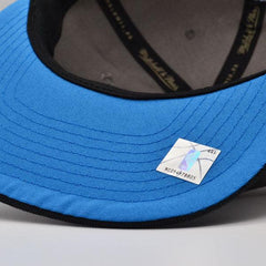 Mitchell And Ness Brooklyn Nets NEON LIGHTS Gray Black Blue Patch Snapback Hat