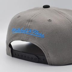 Mitchell And Ness Brooklyn Nets NEON LIGHTS Gray Black Blue Patch Snapback Hat