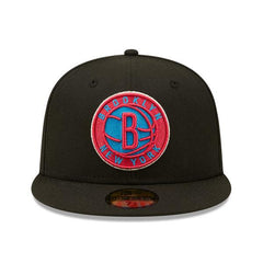 New Era Brooklyn Nets '22 ASG Stars Black Blue Red 59Fifty 5950 Patch Fitted Hat