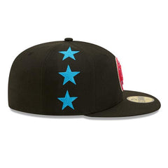 New Era Brooklyn Nets '22 ASG Stars Black Blue Red 59Fifty 5950 Patch Fitted Hat