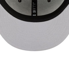 New Era Brooklyn Nets '21 NBA Draft Black Gray 59Fifty 5950 Patch Fitted Cap Hat