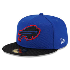 New Era Buffalo Bills '21 Royal Black Red Mesh 59Fifty 5950 Patch Fitted Cap Hat