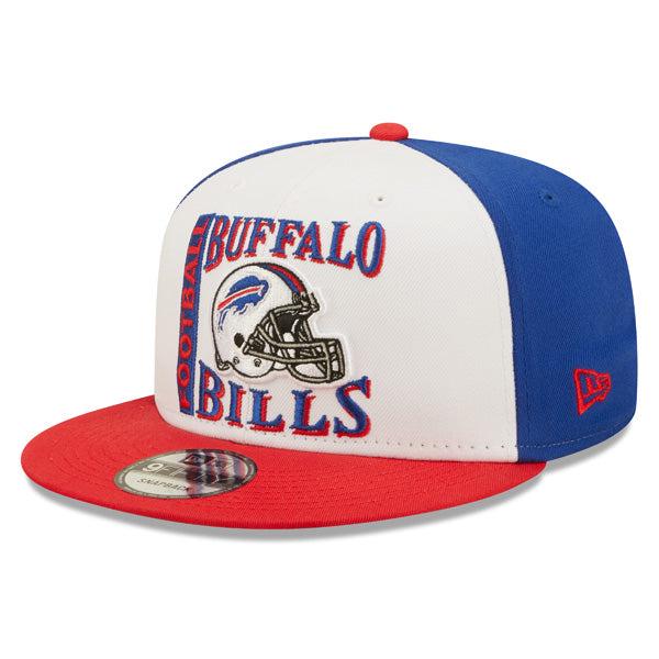 New Era Buffalo Bills HELMET White Royal Blue Red 9Fifty 950 Patch Snapback Hat