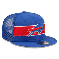 New Era Buffalo Bills Royal Blue Red Gray White 9Fifty 950 Mesh Trucker Snapback