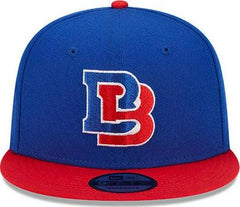 New Era Buffalo Bills Royal Blue Red Gray Black 9Fifty 950 Patch Snapback Hat