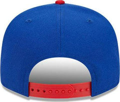 New Era Buffalo Bills Royal Blue Red Gray Black 9Fifty 950 Patch Snapback Hat