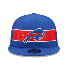 New Era Buffalo Bills Royal Blue Red Gray White 9Fifty 950 Mesh Trucker Snapback