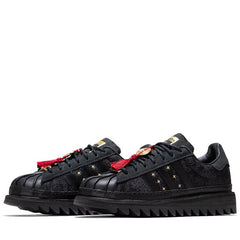 CLOT X Adidas Superstar 'Lunar New Year' - Core Black/Carbon