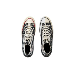 CONVERSE CHUCK 70 ARCHIVE RESTRUCTURED BLACK WHITE RED 166425C SHOE SNEAKER