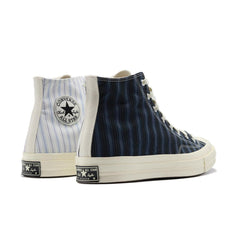 CONVERSE CHUCK 70 HI EGRET White Blue MULTI A00457C Sneaker Shoe Trainer