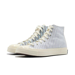 CONVERSE CHUCK 70 HI EGRET White Blue MULTI A00457C Sneaker Shoe Trainer