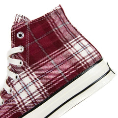 Converse CTAS 70 Hi Dark Burgundy Red White Black Cyan Tint Sneaker Shoe Trainer