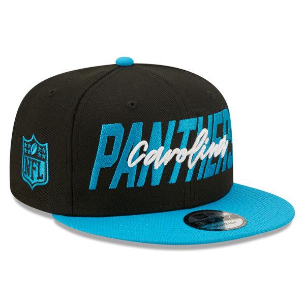 New Era Carolina Panthers '22 Blue Black White 9Fifty 950 Patch Snapback
