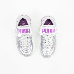 Puma Cell Dome King Metallic X Dua Lipa Silver Byzantium Pink White Grey Sneaker