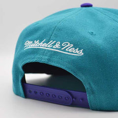 Mitchell And Ness Charlotte Hornets '91 NBA ASG Teal Purple Green Patch Snapback