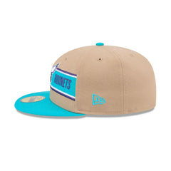 New Era Charlotte Hornets '24 Biege Blue White Grey 59Fifty 5950 Patch Fitted