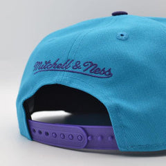 Mitchell And Ness Charlotte Hornets JUMBOTRON Vice Blue Purple Gray Snapback Hat