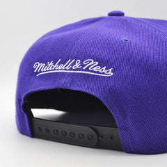 Mitchell And Ness Charlotte Hornets CLASSIC Purple White Black Blue Snapback Hat