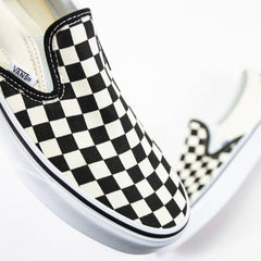 Vans Checkerboard Slip On Black White Shoe Sneaker Trainer