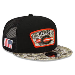New Era Chicago Bears Camo Orange Red Blue Brown Green 9Fifty 950 Patch Snapback