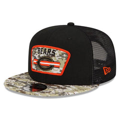 New Era Chicago Bears Camo Orange Red Blue Brown Green 9Fifty 950 Patch Snapback
