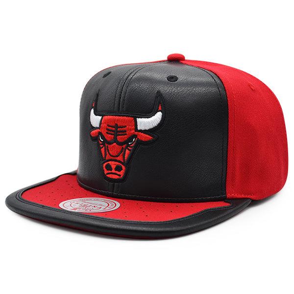 Mitchell And Ness Chicago Bulls Air Jordan DAY ONE Black White Red Snapback Hat