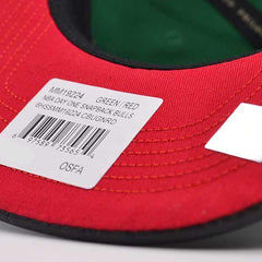 Mitchell And Ness Chicago Bulls Air Jordan DAY ONE Black Green Red Snapback Hat