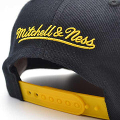 Mitchell And Ness Chicago Bulls Air Jordan DAY ONE Yellow Black Patch Snapback