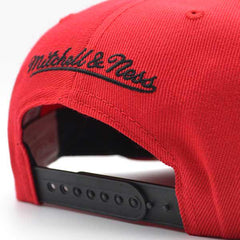 Mitchell And Ness Chicago Bulls Air Jordan DAY ONE Black White Red Snapback Hat
