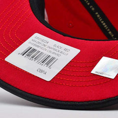 Mitchell And Ness Chicago Bulls Air Jordan DAY ONE Black White Red Snapback Hat