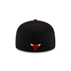 New Era Chicago Bulls Dashmark Mesh Black Red Gray 59Fifty 5950 Patch Fitted Hat