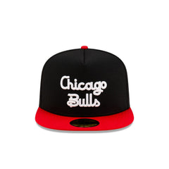 New Era Chicago Bulls Dashmark Mesh Black Red Gray 59Fifty 5950 Patch Fitted Hat