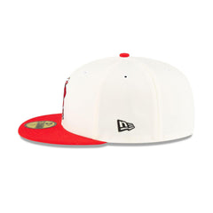 New Era Chicago Bulls Mascot 59Fifty White Orange Gray 5950 5950 Patch Fitted