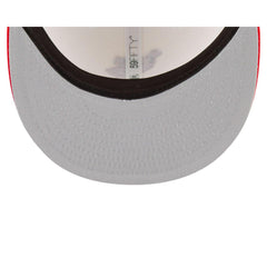 New Era Chicago Bulls Mascot 59Fifty White Orange Gray 5950 5950 Patch Fitted