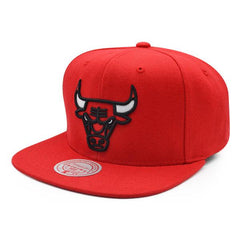 Mitchell And Ness Chicago Bulls ALL LOVE Red White Pink Patch Snapback Cap Hat