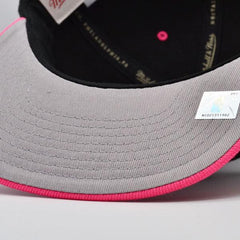 Mitchell And Ness Chicago Bulls MIAMI VICE Black Teal Pink Gray Patch Snapback