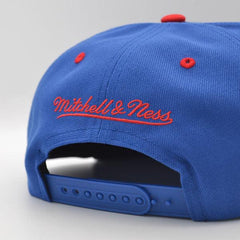 Mitchell And Ness Chicago Bulls NBA CONCRETE EDGE Royal Gray Red Patch Snapback