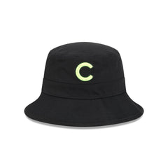 New Era Chicago Cubs Hi Vis Doodle Black Grey Grey Bucket Hat