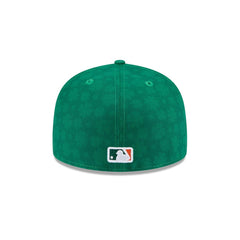 New Era Chicago Cubs St. Patrick's Day 2025 Green Gray 59Fifty 5950 Patch Fitted