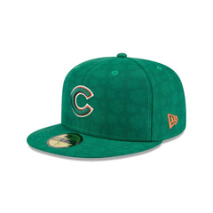 New Era Chicago Cubs St. Patrick's Day 2025 Green Gray 59Fifty 5950 Patch Fitted