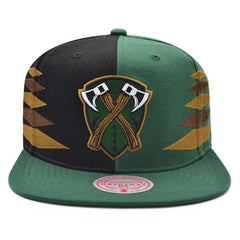 Mitchell And Ness Chicago Huntsmen ESPORTS DIAMOND CUT Green Black Snapback Hat