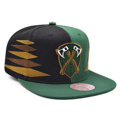 Mitchell And Ness Chicago Huntsmen ESPORTS DIAMOND CUT Green Black Snapback Hat