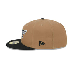 New Era Chicago White Sox Brown Black Gray 59Fifty 5950 Patch Fitted Cap Hat