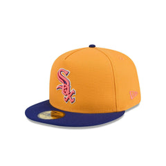 New Era Chicago White Sox '05 WS Gold Blue Gray 59Fifty 5950 Patch Fitted Hat