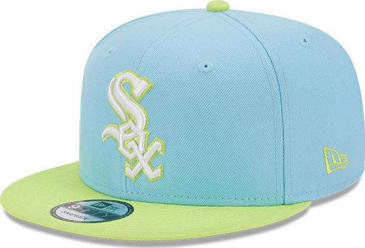 New Era Chicago White Sox Sky Cyber Green Gray Neon 9Fifty 950 Patch Snapback