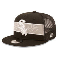 New Era Chicago White Sox MLB Black Gray White 9Fifty 950 Patch Snapback Cap Hat