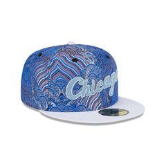 New Era Chicago White Sox Jacquard Crown White Gray 59Fifty 5950 Patch Fitted